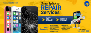 Smartphone Repair Service Facebook-Cover template