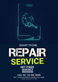 Smartphone Repair Services Ad Template A5