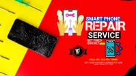 Smartphone Repair Services Ad Template YouTube-Miniaturansicht