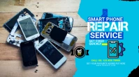 Smartphone Repair Services Ad Template YouTube-Kanal-Coverfoto