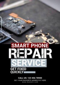 Smartphone Repair Services Ad Template A3