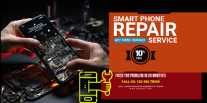 Smartphone Repair Services Ad Template