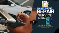 Smartphone Repair Services Ad Template Encabezado de blog