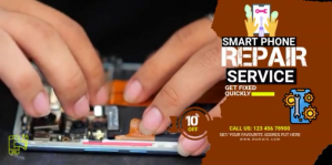 Smartphone Repair Services Ad Template