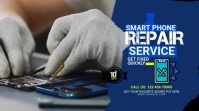 Smartphone Repair Services Ad Template YouTube Channel Cover Photo