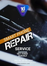 Smartphone Repair Services Ad Template A6