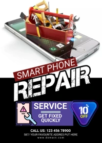 Smartphone Repair Services Ad Template A6