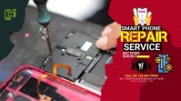 Smartphone Repair Services Digital Display template