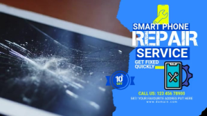 Smartphone Repair Services Digital Display Цифровой дисплей (16 : 9) template