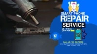 Smartphone Repair Services Digital Display template