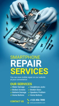 Smartphone Repair Services  Instagram Story template