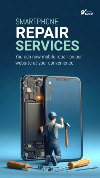 Smartphone Repair Services  Instagram Story template