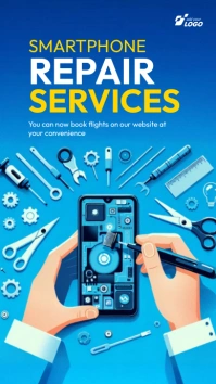 Smartphone Repair Services  Instagram Story template