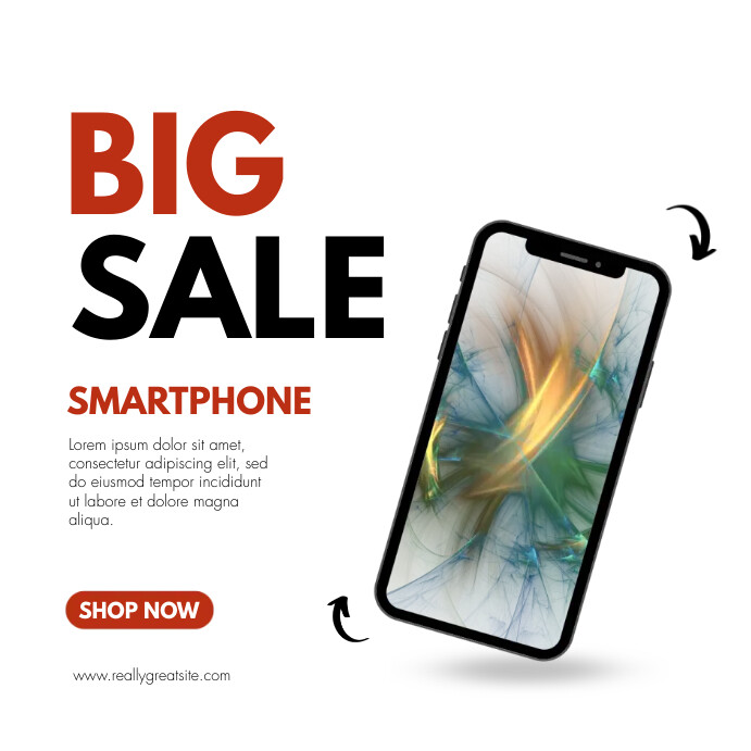 Cell Phone Raffle Flyer smartphone sale flyers Template | PosterMyWall