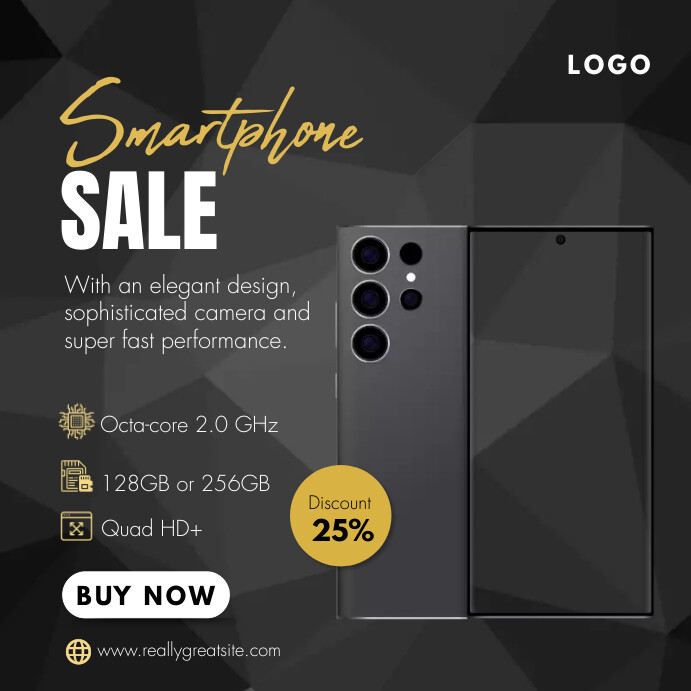 Cell Phone Raffle Flyer smartphone sale flyers Template | PosterMyWall