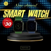 smartwatch display Square (1:1) template