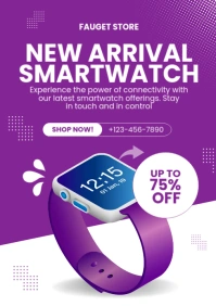 smartwatch sale template A4