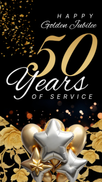 Sort Golden Jubilee Celebration Instagram Story Template