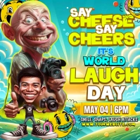 Smile, Snap, and Celebrate World Laugh Day! Pos Instagram template