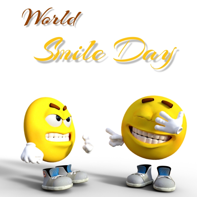 Smiley Day Script Smile Day Template | PosterMyWall