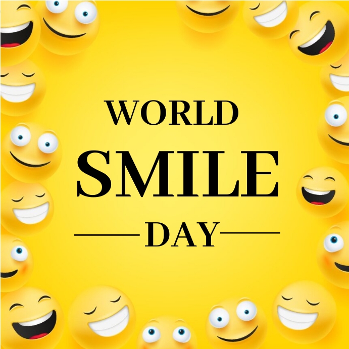 Smiley Day Script Smile Day Template | PosterMyWall
