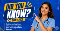 Blue Health Awareness Ibinahaging Larawan sa Facebook Template