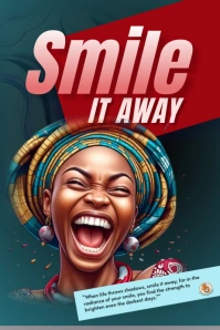 Smile it away Affiche template
