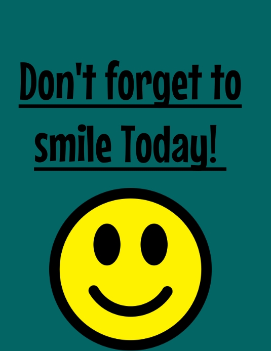 Remember Smiley Copy of Smiley smile | PosterMyWall