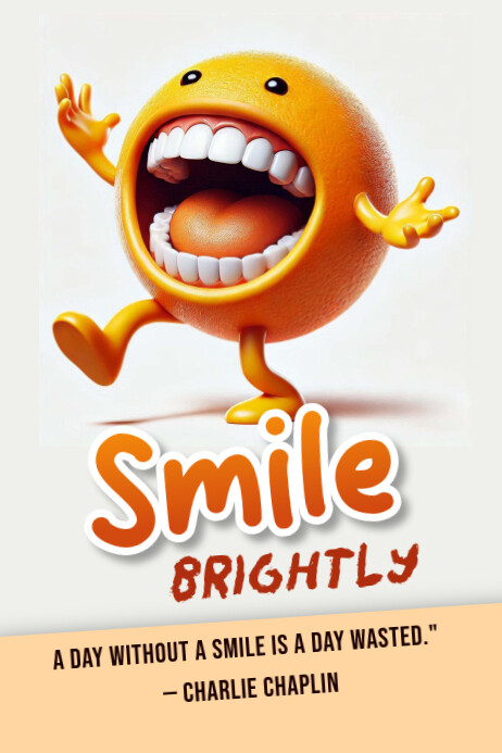 Smiling Poster template