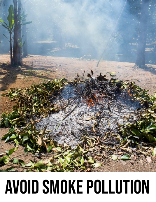 smoke pollution, environment Folder (US Letter) template
