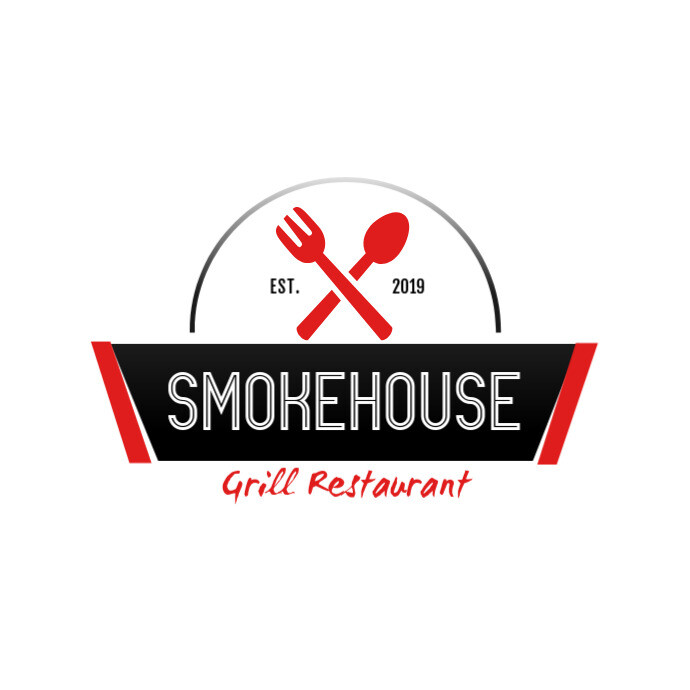 Smokehouse Grill Restaurant Logo Template Postermywall