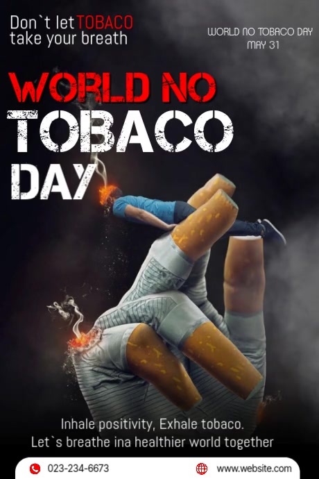 tobacco awareness posters World No Tobacco Day Posters Template tobacco awareness posters World No Tobacco Day Posters Template