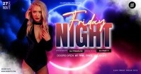 smoking smoke club party event design template Facebook Shared Image