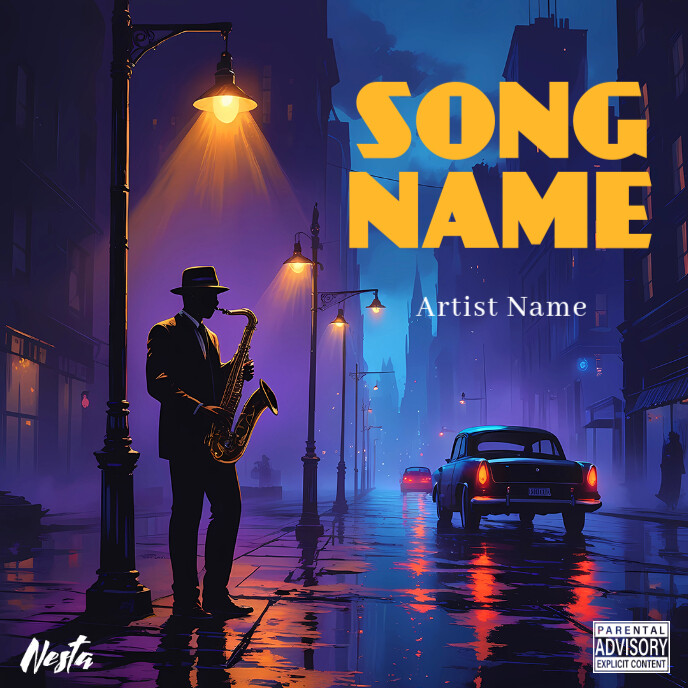 Smooth Jazz Music, Album, Song Cover 专辑封面 template