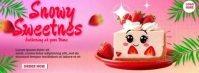 Smoothie Pink Night Video Facebook Cover Photo template