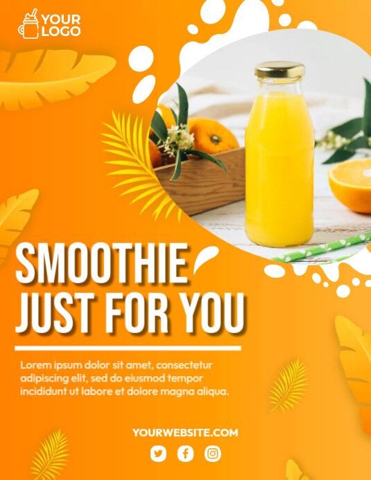 Smothoothie Just For You Template PosterMyWall