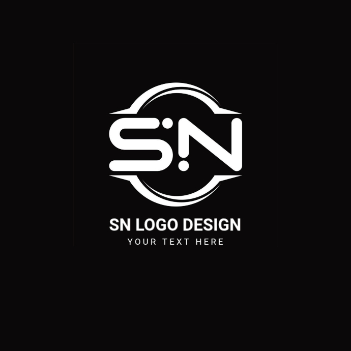 SN LOGO DESIGN Template | PosterMyWall