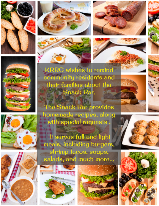 Snack Bar Template PosterMyWall