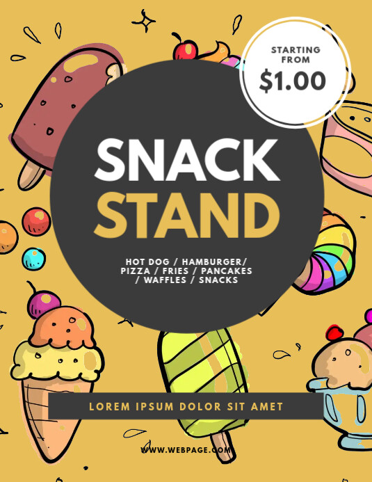 Snack Bar Poster at Richard Ringler blog