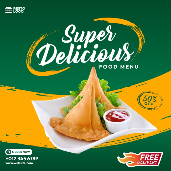 Plantilla de Snack Menu | PosterMyWall