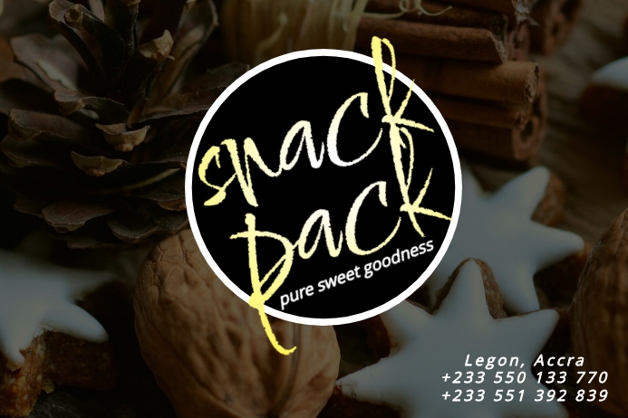 SNACK PACK FOOD LABEL Template | PosterMyWall