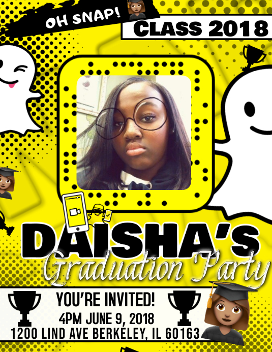 Snapchat Filters Template PosterMyWall