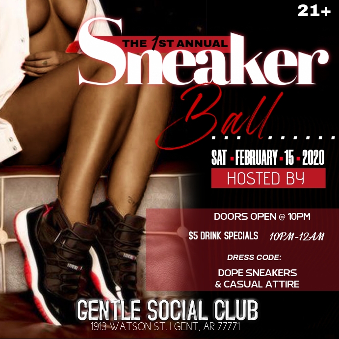 SNEAKER BALL Message Instagram template