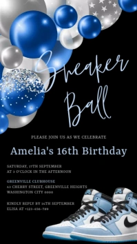 Sneaker Ball Invitation Indaba yaku-Instagram template
