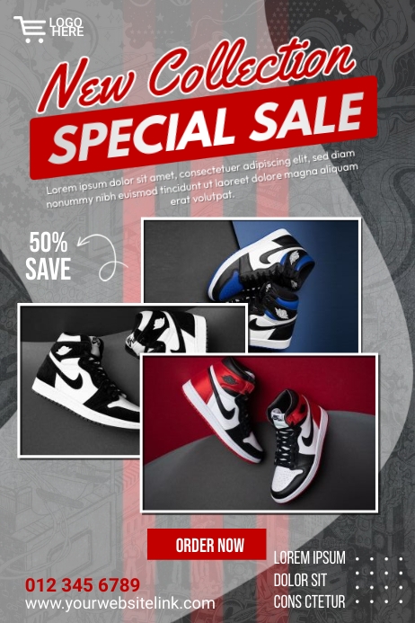 Sneaker Discount Sale Template | PosterMyWall