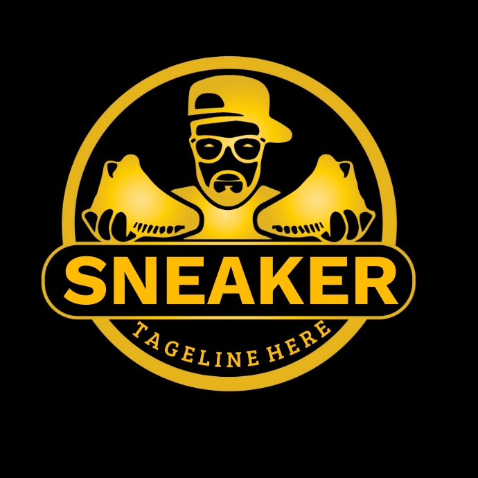 sneaker master logo Logotyp template