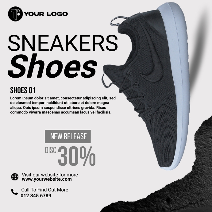 Sneaker Shoes ADS Pos Instagram template