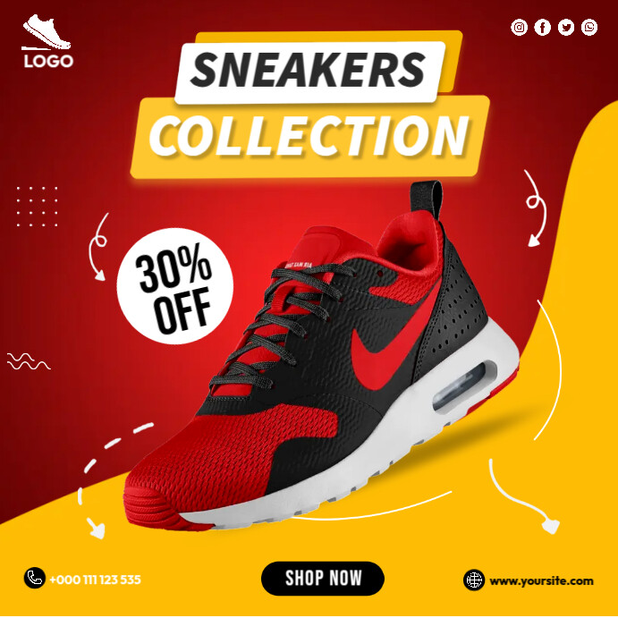 Sneaker Shoes Collection Template PosterMyWall