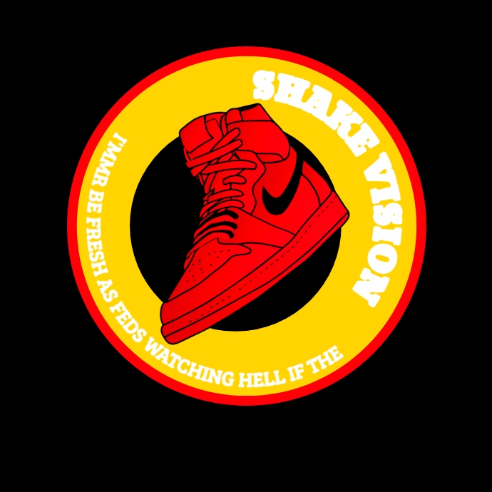Sneaker shoes logo, running shoes, Jordan sho template