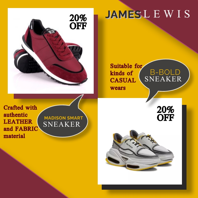 SNEAKERS Template | PosterMyWall